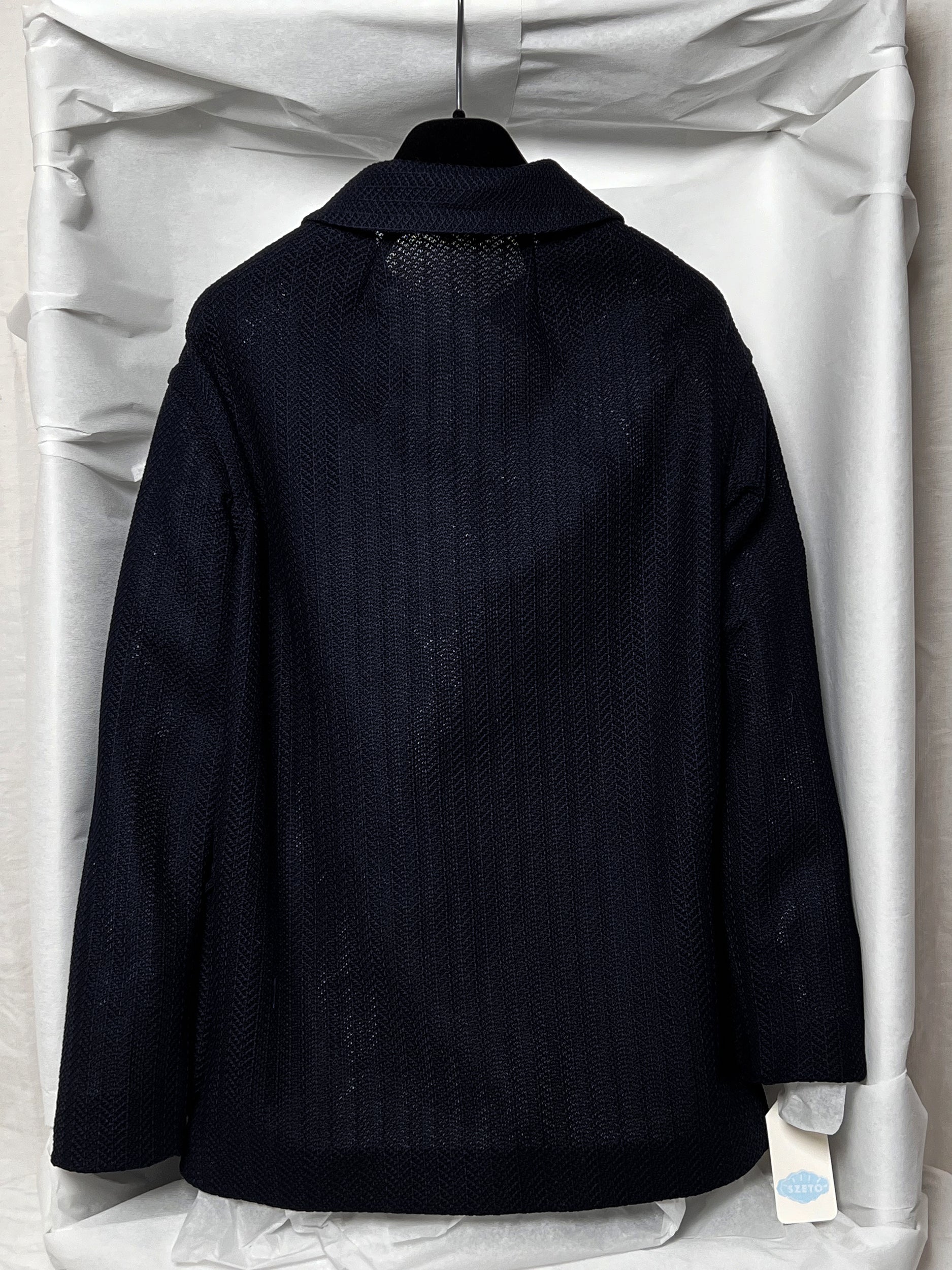 Ref. TESSA J- navy knit jersey jacket