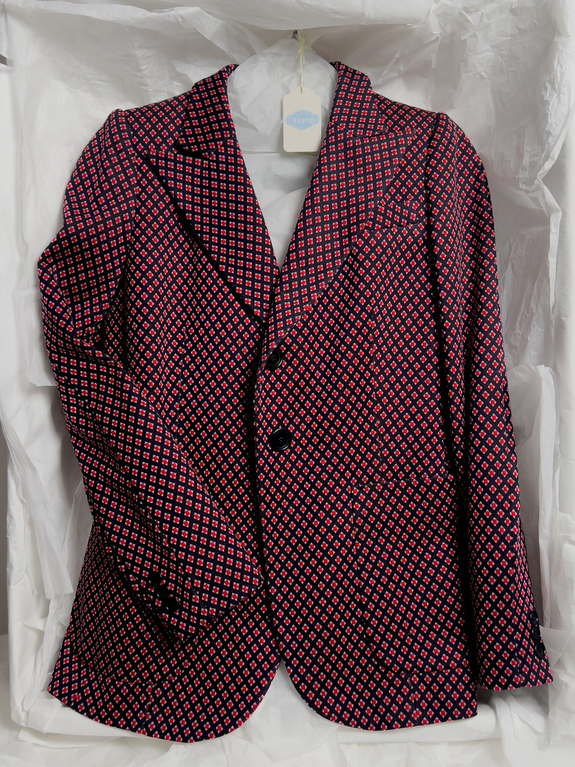 Ref. LOU JACKET - red/navy/white jersey