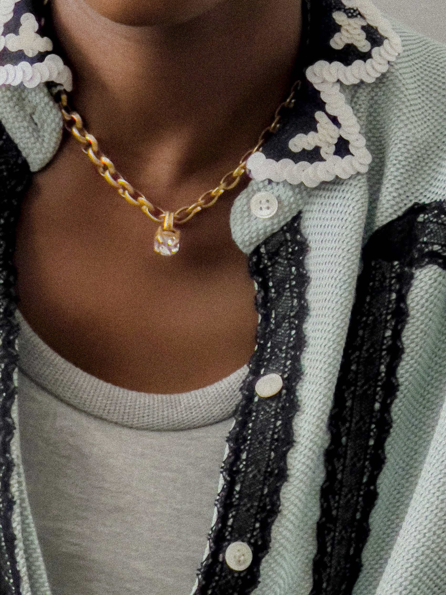 Ref. SINGLE CRYSTAL DIAMOND NECKLACE - Currently by order only