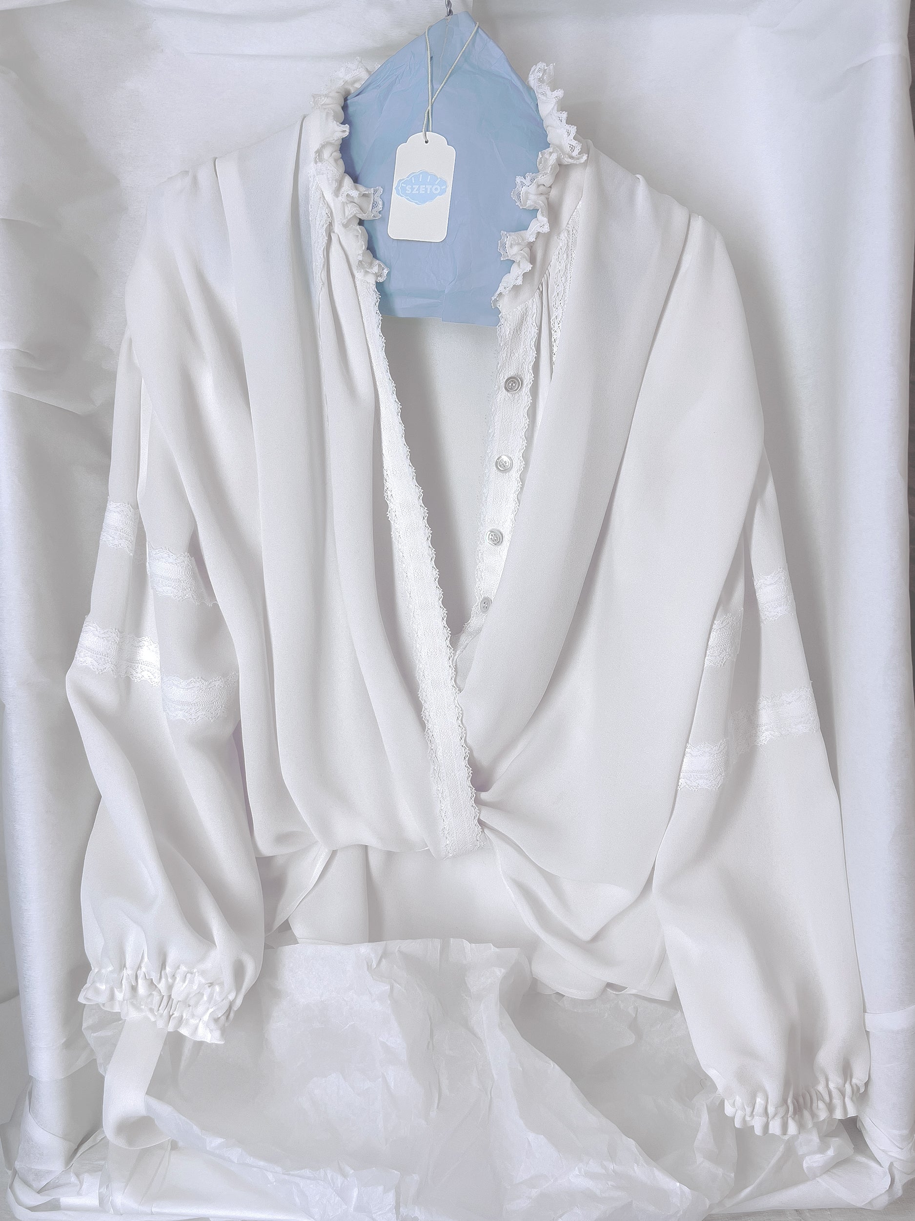 Ref. JANE B TOP - silk georgette blouse