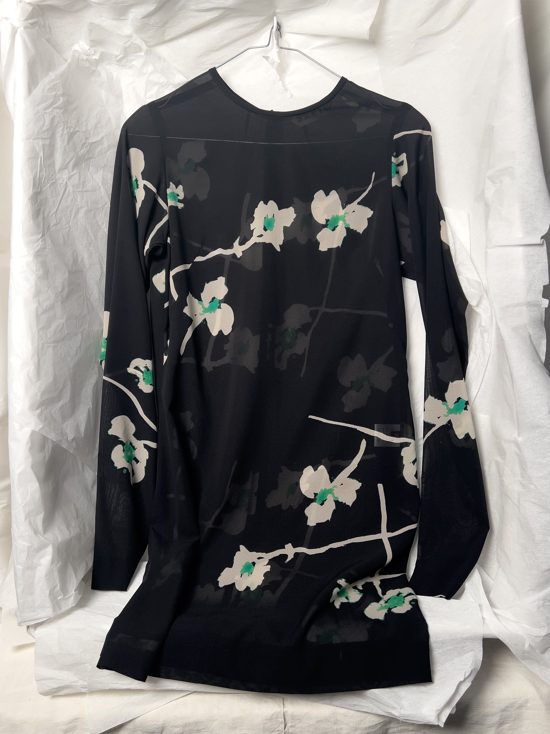 Ref. T-SHIRT DR L SL - poppy - mini T-shirt dress