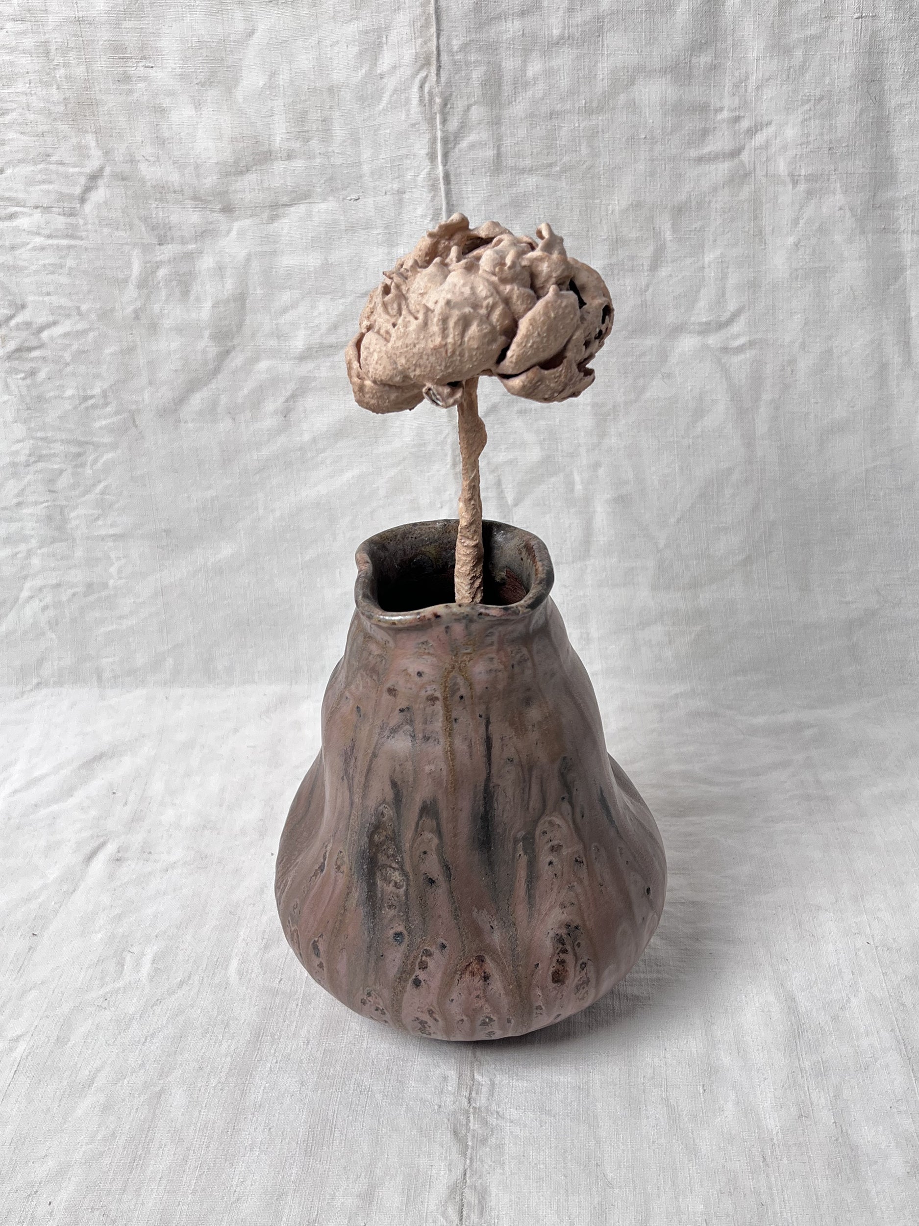 Ref. Edgard Augry - 1880-1943 - ceramic vase